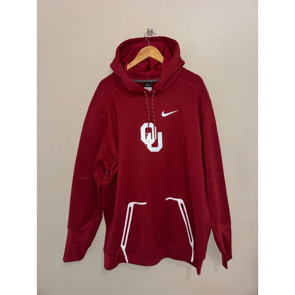Nike Oklahoma Sooners Football Team Issue PE Vapor Speed Hoodie Men 2XL NCAA NEW